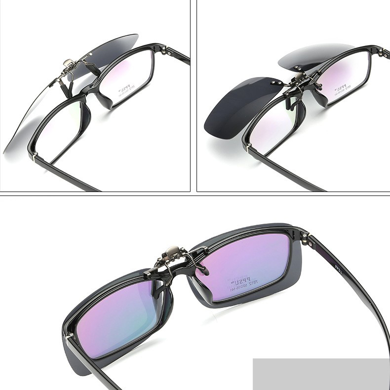 Lensa Clip  on Kacamata  Sunglasses Polarized 18X7 005 