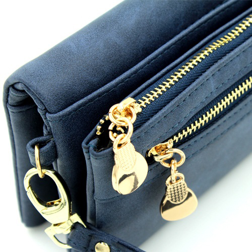 Dompet Wanita Clutch Long Zipper Smartphone Wallet Black Dompet Wanita Clutch Long Zipper Smartphone Wallet Black