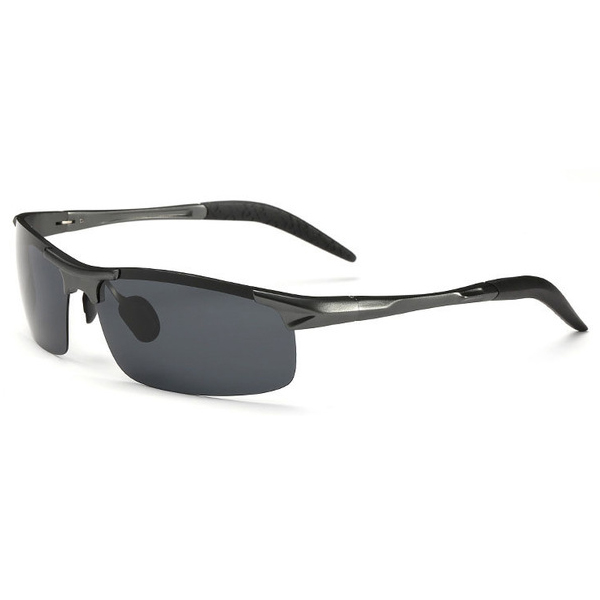  Kacamata  Hitam  Pria  Magnesium Polarized Sunglasses  8177 