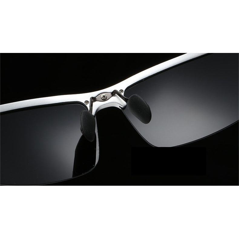  Kacamata  Hitam  Pria  Magnesium Polarized Sunglasses  8177 