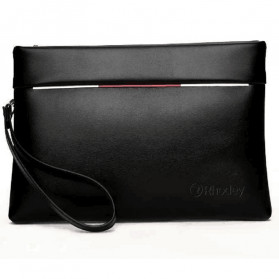 Rhodey Tas Genggam Dompet Kulit Clutch Bag Size Small - HB-005 - Black - 2