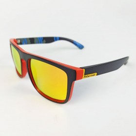KDEAM Kacamata Sunglasses Polarized UV200 - KD156 - Black/Orange