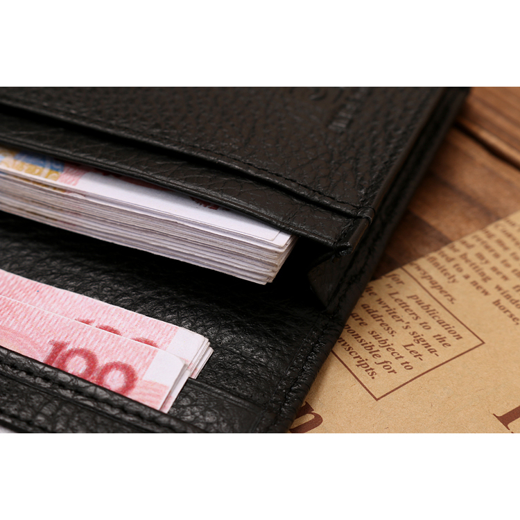 JINBAOLAI Dompet Pria Long Wallet - 8039 - Black