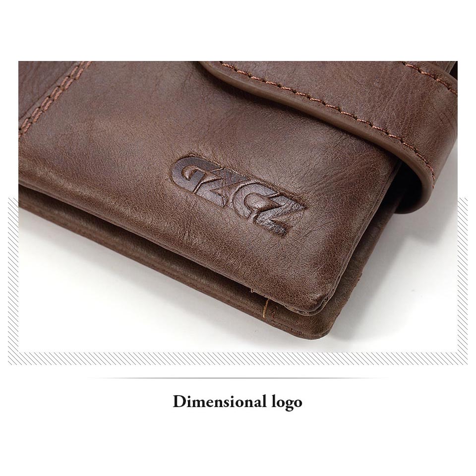 GZCZ Dompet Pria Bahan Kulit Premium Vertikal Coffee GZCZ Dompet Pria Bahan Kulit Premium Vertikal Coffee