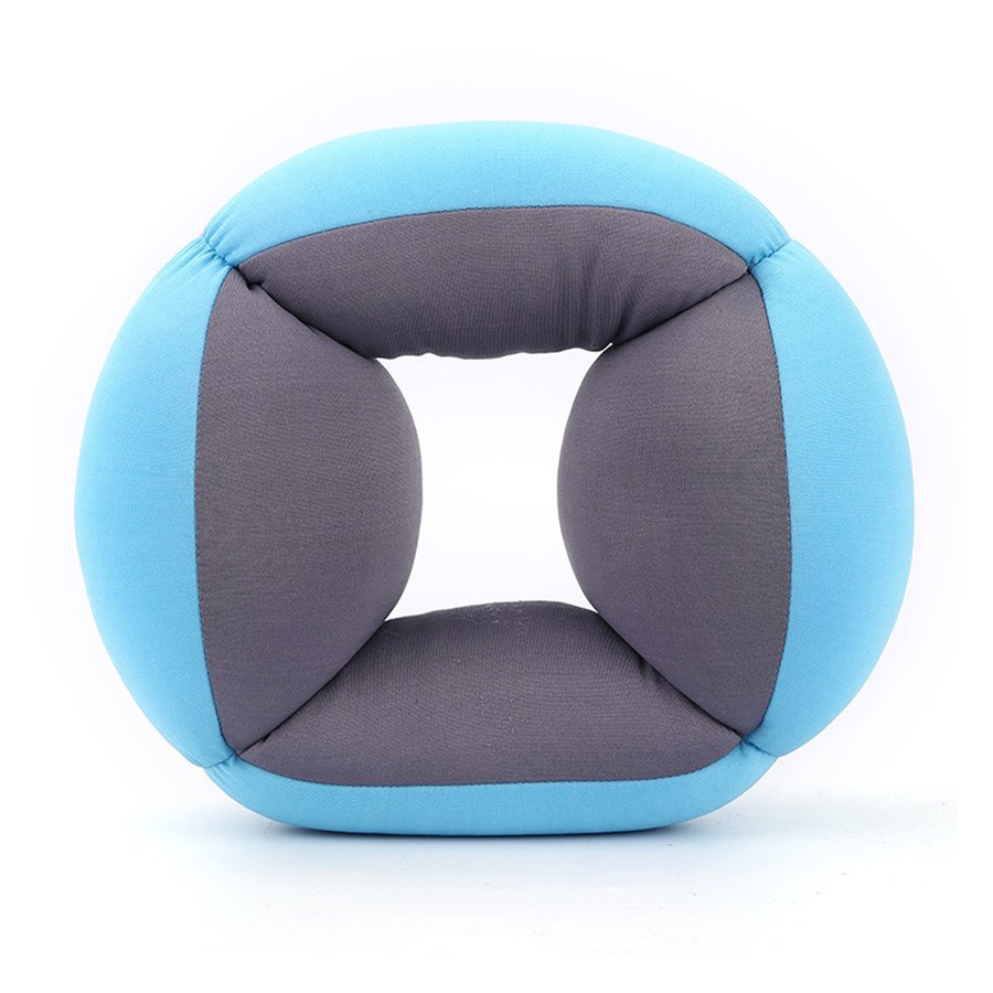  Bantal  Leher  Travel Ostrich Lazy Nap Pillow V2V60 Blue 