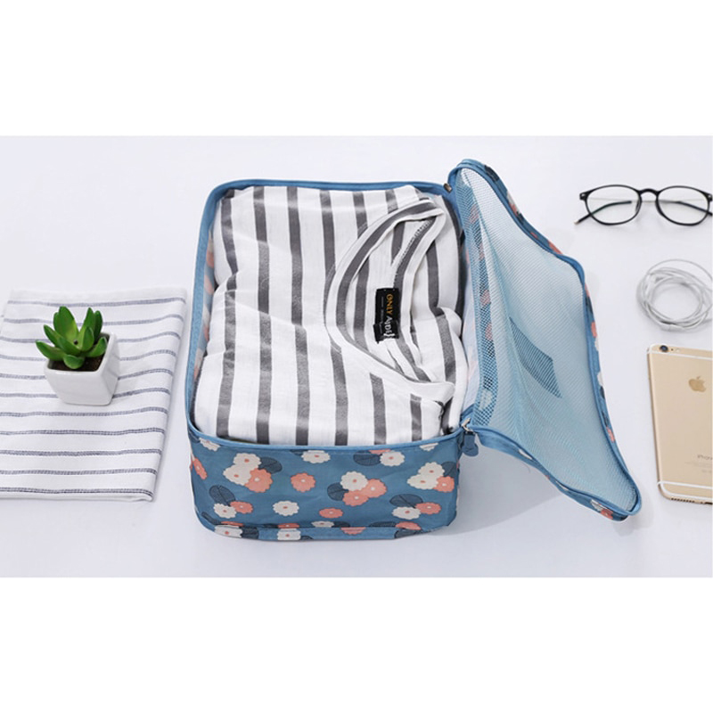Gambar produk MELTSET Tas Travel Bag in Bag Laundry Pouch Organizer 6 in 1 - MT6