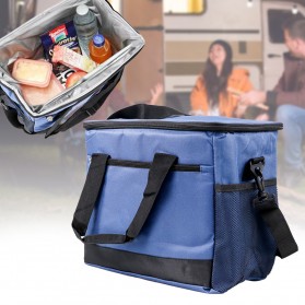 WEYOUNG Tas Pendingin Makanan Portable Cooler Bag Box Thermal Insulated Carrier Bag 16L - 0407 - Blue