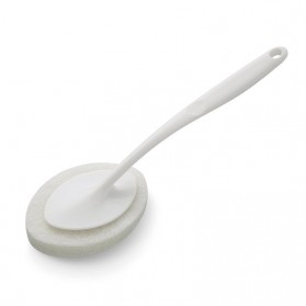 ChenCan Sikat Pembersih Magic Sponge Long Handle Cleaning Brush - CB-009 - White