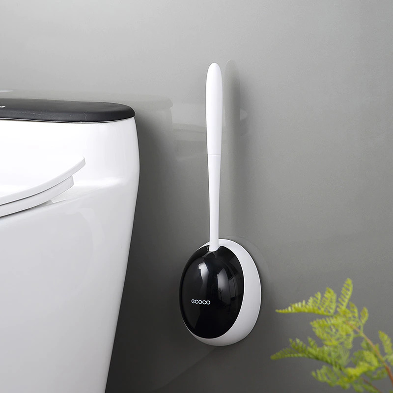 Gambar produk ECOCO Sikat Toilet WC Silicone Brush Wall Mounted - E2023