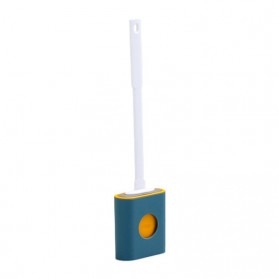 MUDU Sikat Toilet WC Brush with Quick Drying Holder Base - KT-909 - Green