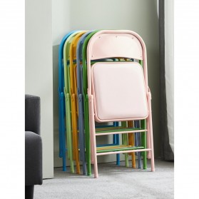 Yyin Kursi Lipat Portable Folding Chair - YY21 - Black - 2