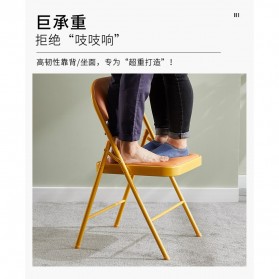 Yyin Kursi Lipat Portable Folding Chair - YY21 - Black - 7