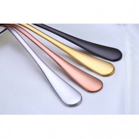 SPKLIFEY Set Perlengkapan Makan Sendok Garpu Cutlery Spoon Fork - SPK5 - Black - 8