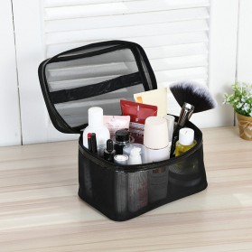 Macroupta Tas Kosmetik Travel Portable Bag - M-6112 - Black