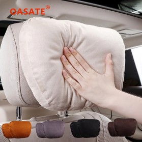 OASATE Bantal Leher Kursi Mobil Ergonomis Neck Pillow Headrest - M5 - Black