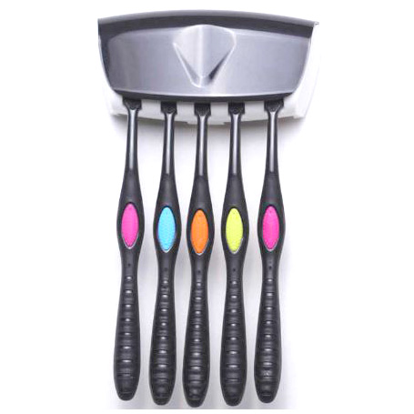 BAISPO Set Gantungan Rak Sikat Gigi + Dispenser Odol - HLA0146 Gambar produk BAISPO Set Gantungan Rak Sikat Gigi + Dispenser Odol - HLA0146 - 2