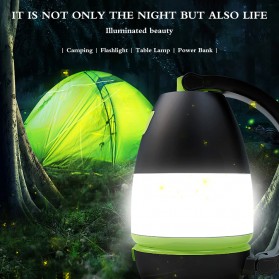 LemonBest Lampu LED Lentera Camping Lantern Light 1200 mAh - LB170 - Black - 1