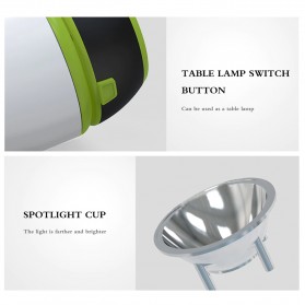 LemonBest Lampu LED Lentera Camping Lantern Light 1200 mAh - LB170 - Black - 15