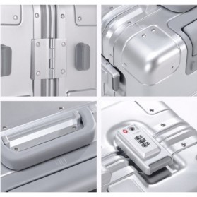 Xiaomi RunMi 90 Points Metal Suitcase Koper 20 inches - Silver - 7