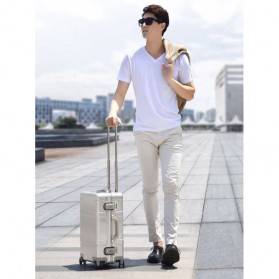 Xiaomi RunMi 90 Points Metal Suitcase Koper 20 inches - Silver - 8