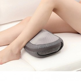 Leravan Bantal Pijat Leher 3D Neck Massage Kneading Heating - LFYK006 - Gray
