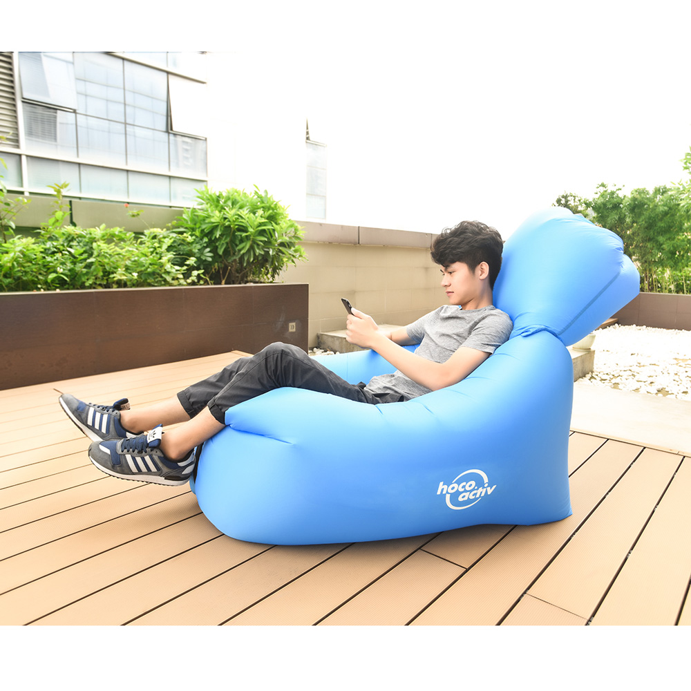 hoco reo kasur angin lazy bean bag sofa green jakartanotebook hoco reo kasur angin lazy bean bag sofa green jakartanotebook