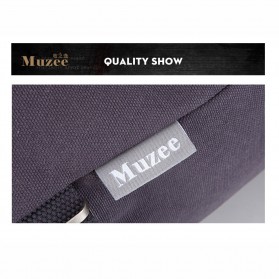 Muzee Tas Duffel Travel 3 in 1 dengan USB Charger Port - ME-1067 (backup) - Blue/Black - 4