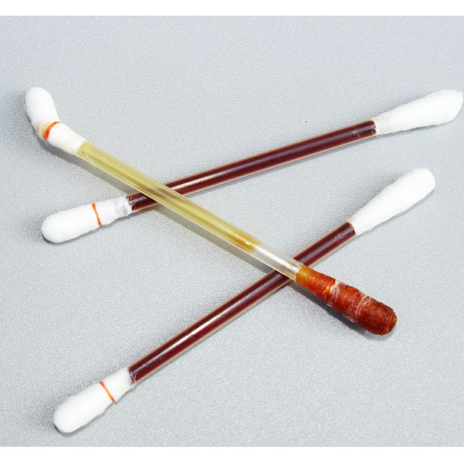Povidone Iodine Swab Cotton Bud First Aid White
