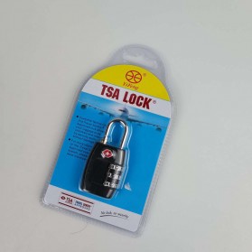 Yi Feng Lock Gembok Koper TSA Kode Angka - TSA-335 - Black - 8