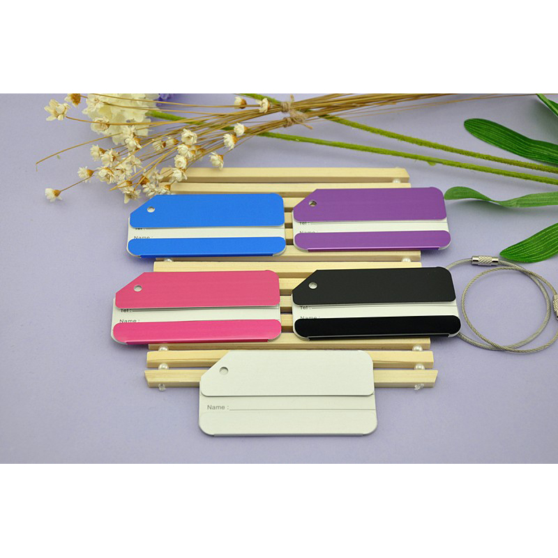 HEBA Name Tag Tas Koper Aluminum - 608 - Silver ...