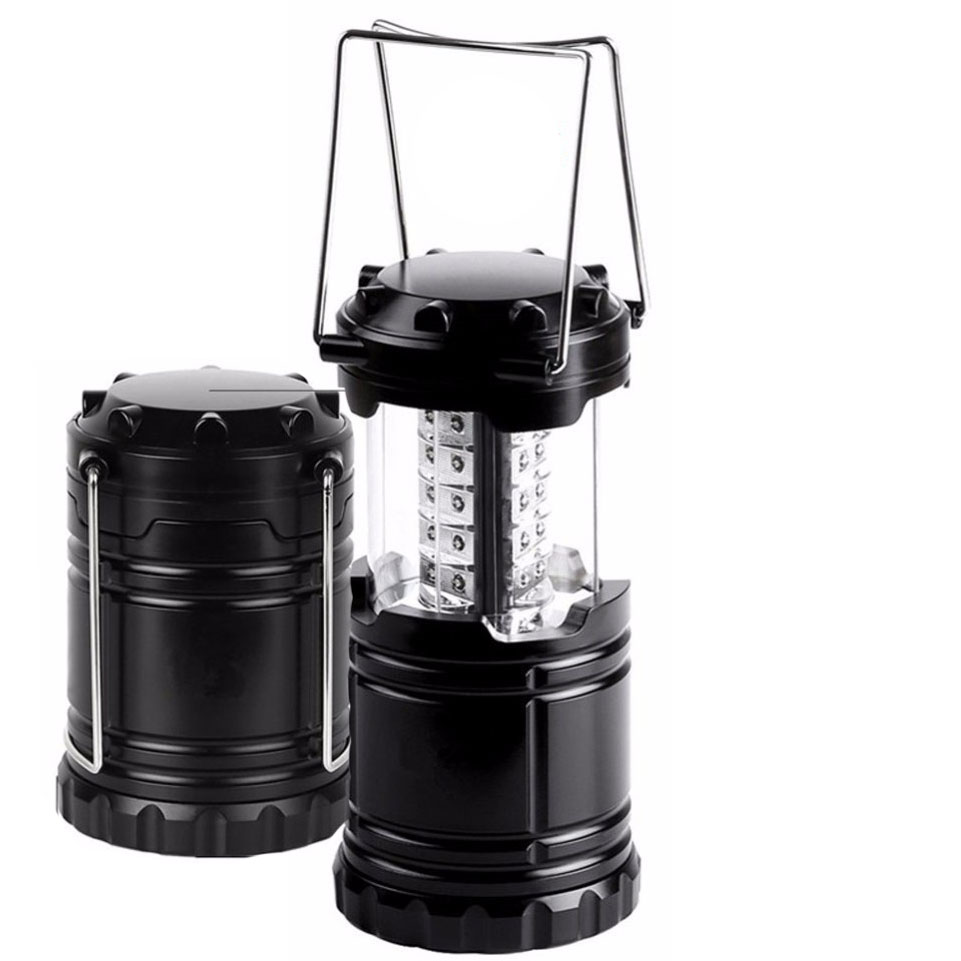 Lampu Lentera Camping Lantern 30 LED Water Resistant GY18 Black