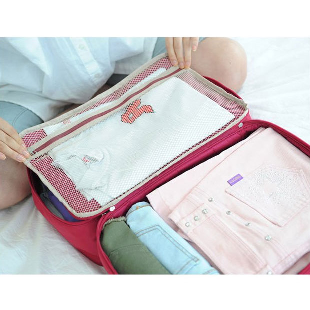 tas travel bag in bag organizer pakaian polyester gray jakartanotebook tas travel bag in bag organizer pakaian polyester gray jakartanotebook