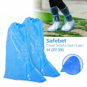 Safebet Cover Hujan Sepatu Size M 37-39 - YXT01 - Blue