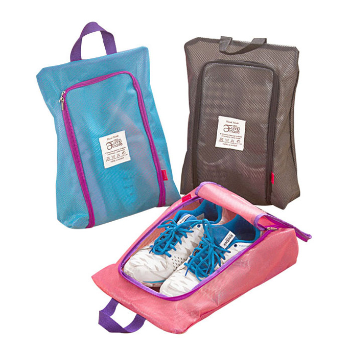 Tas Sepatu Travel Transparan - Multi-Color