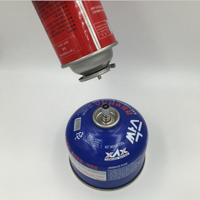 Adapter Refill Tabung Gas Butane - Silver