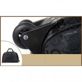 Tas Koper Duffel Trolley Traveling Size L - Brown - 10