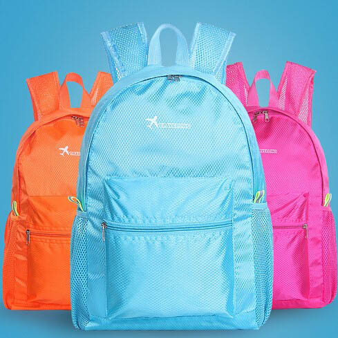 Tas Ransel Lipat Travel Portable Backpack Blue Tas Ransel Lipat Travel Portable Backpack Blue