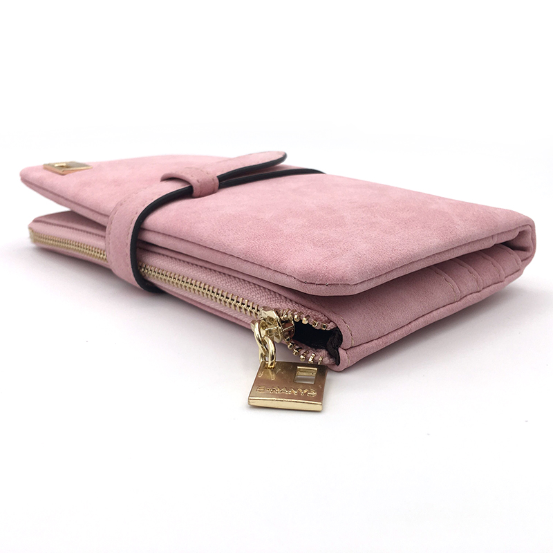  Dompet  Kulit  Wanita  Model Panjang  Pink JakartaNotebook com