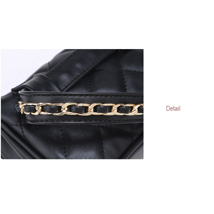Tas Pinggang Wanita Luxury Waist Bag - 1534 - Black