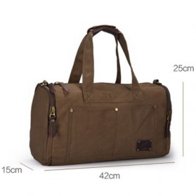 MUZEE Tas Jinjing Duffel Bag Travel - ME-9666 - Black - 7