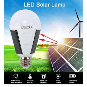 LightMe Lampu Bohlam Solar Power Emergency E27 Bulb 7W Cool White Waterproof - TYN-002 - White - 2