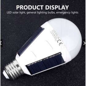 LightMe Lampu Bohlam Solar Power Emergency E27 Bulb 7W Cool White Waterproof - TYN-002 - White - 3