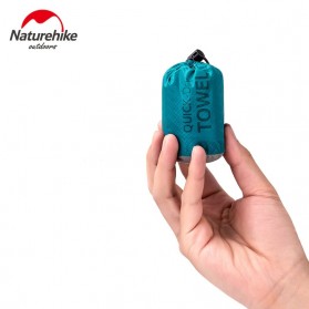 NatureHike Handuk Quick Dry Portable Ultralight Breathable Bath Towel 128 x 80 cm- MJ02 - Light Green - 3