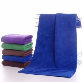 Pakaian Pria - GIANTEX Handuk Microfiber Quickdry 160 x 60 cm - U0755 - Blue