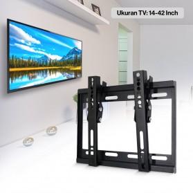 TV - CNXD Bracket TV Wall Stand Mount 200 x 200 Pitch for 14-42 Inch TV - Black