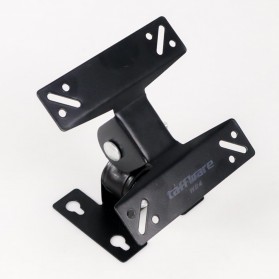 Taffware TV Bracket Adjustable Up and Down 1.3mm Thick 100 x 100 Pitch for 14-24 Inch TV - W24 - Black - 5