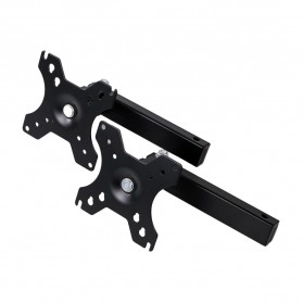 DSupport Table Mount Dual Arm TV Bracket 100x100 Pitch 14-27 Inch - XD50 - Black - 4