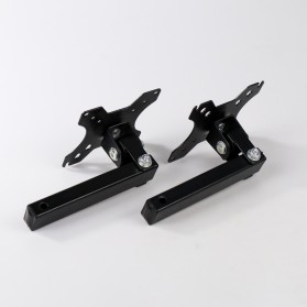 DSupport Table Mount Dual Arm TV Bracket 100x100 Pitch 14-27 Inch - XD50 - Black - 5