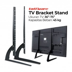 Taffware TV Bracket Stand 1.5mm Thick 800 x 400 Pitch for 36-75 Inch TV - DZ-065 - Black