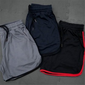 MAIBA Celana Pendek Olahraga Pria Gym Jogging Fitness Size XL - KR19 - Black - 9